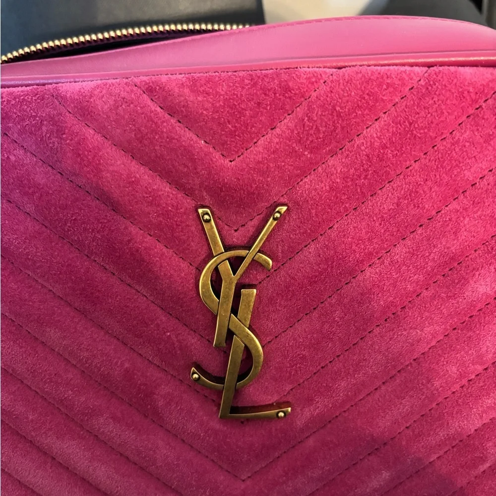 Saint Laurent Fuchsia Crossbody Bag - Picture 6 of 8
